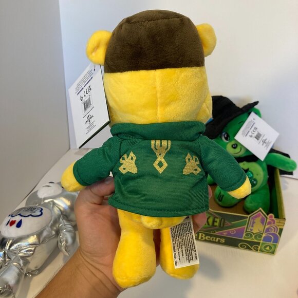 Care Bears X Wicked Fun Size Plush Set No Lion W Display Glinda Elphaba Tin Man - Picture 8 of 16